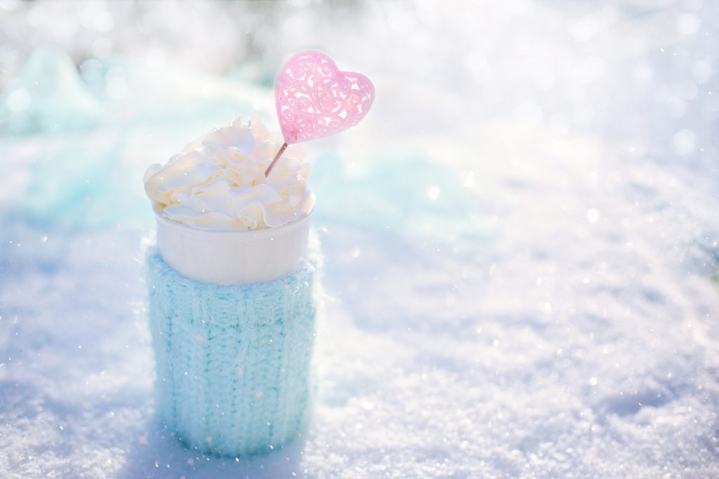 雪とカフェ